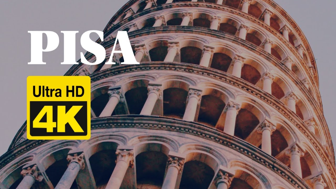 Pisa 4K, Tuscany, Italy - Walking Tour // Torre di Pisa 4K, Toscana - Passeggiata Virtuale