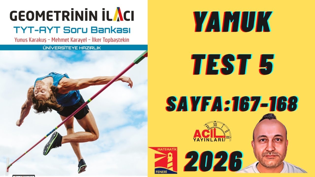 83 Geometrinin İlacı | Tyt-Ayt Soru Bankası YAMUK Test 5 Sayfa:167-168 2026