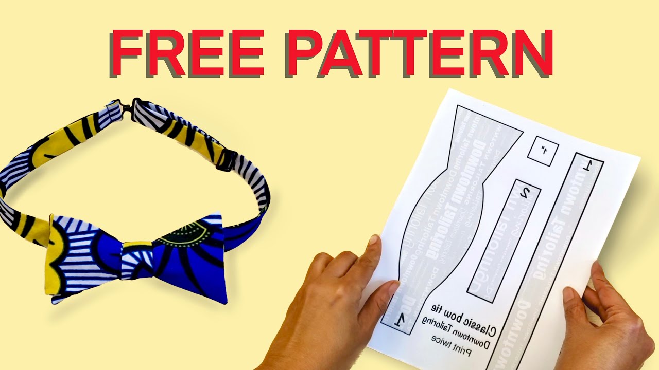 How to Make a Bow Tie *with the SHARPEST corners & straight edges!*