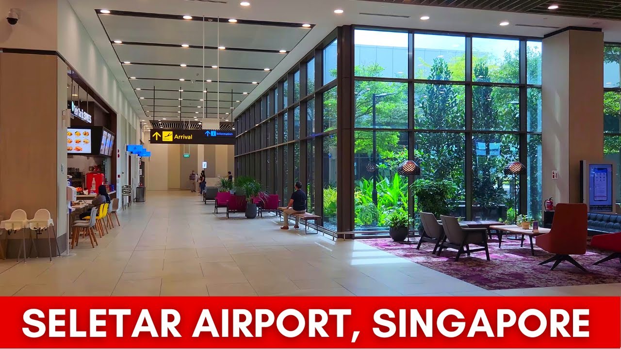 Seletar Airport Singapore Walking Tour 2022 | Singapore's Smallest Airport