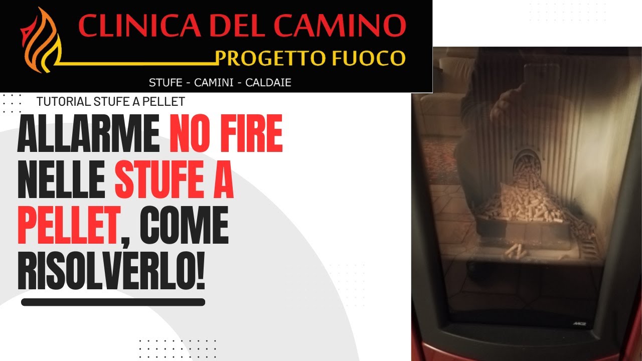 Allarme STUFA A PELLET no fire! accumulo pellet! stufa ventilata