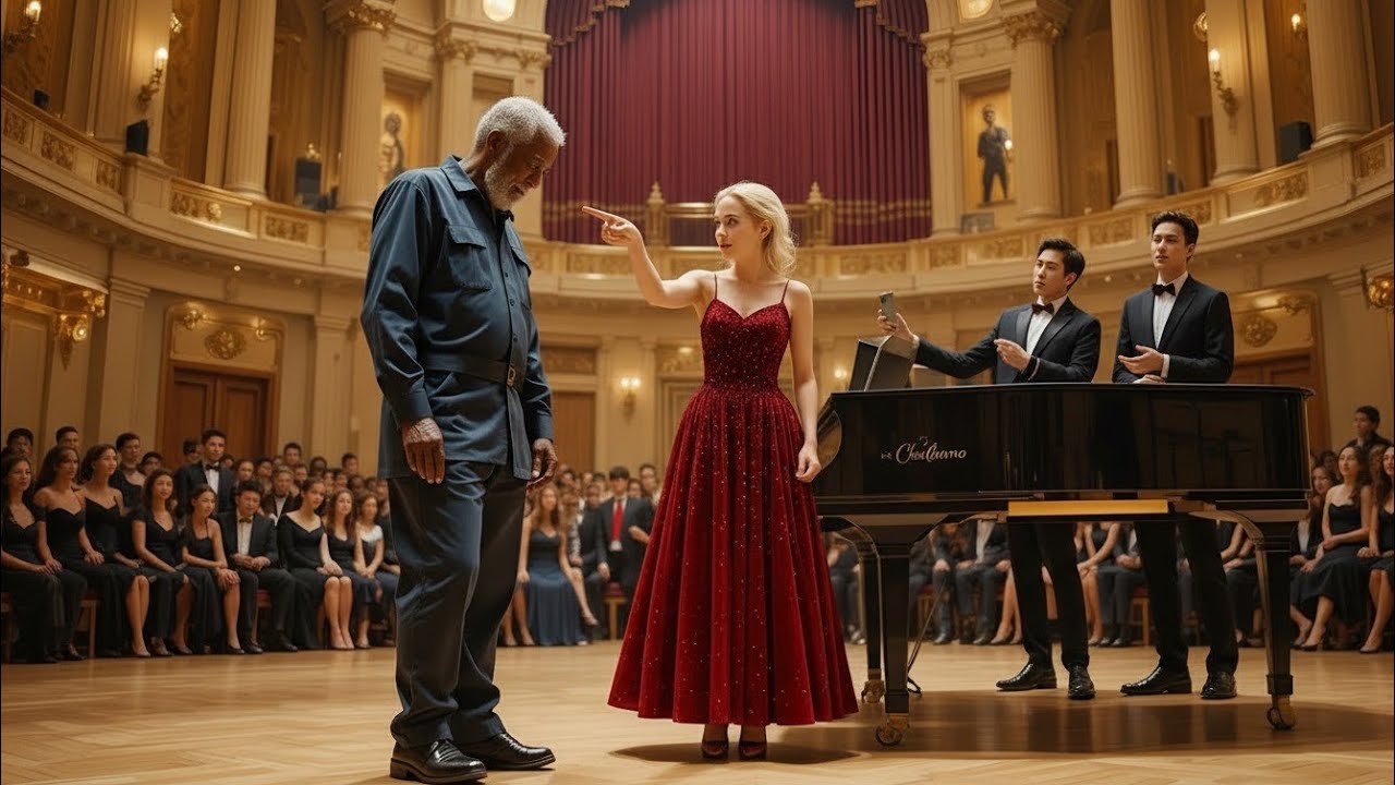 A Janitor Was Mocked for Touching a Rich Girl's Piano—Seconds Later, She Leaves Everyone SHOCKED!