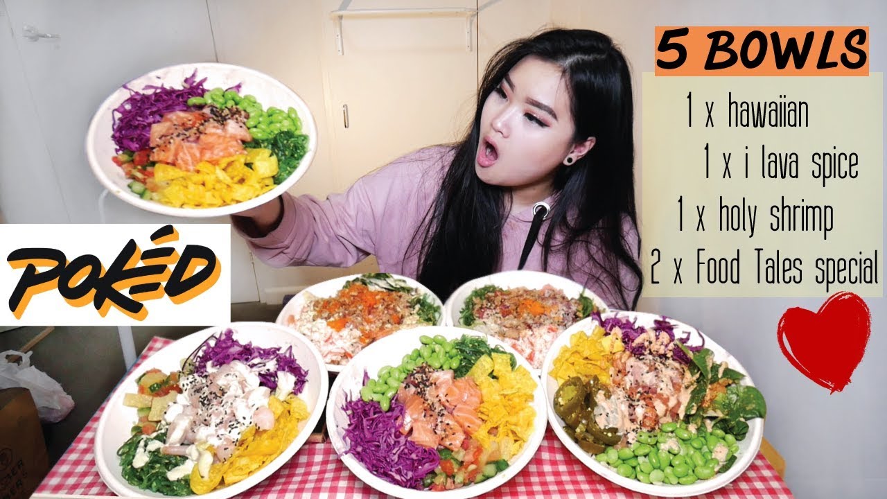 Poke Bowls | Mukbang | Eating Show