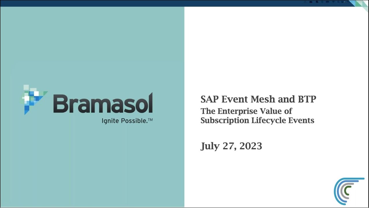 SAP Event Mesh – The enterprise value of Subscription Contract lifecycle events