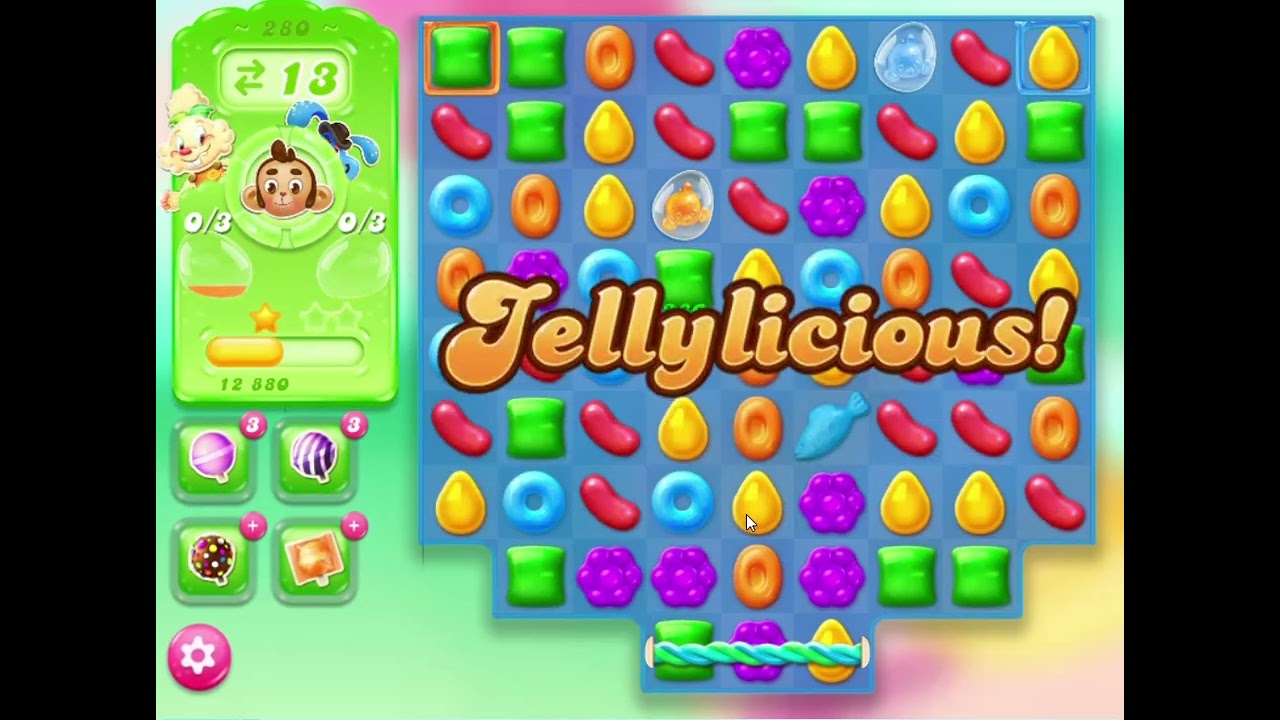 candy crush jelly saga level 280