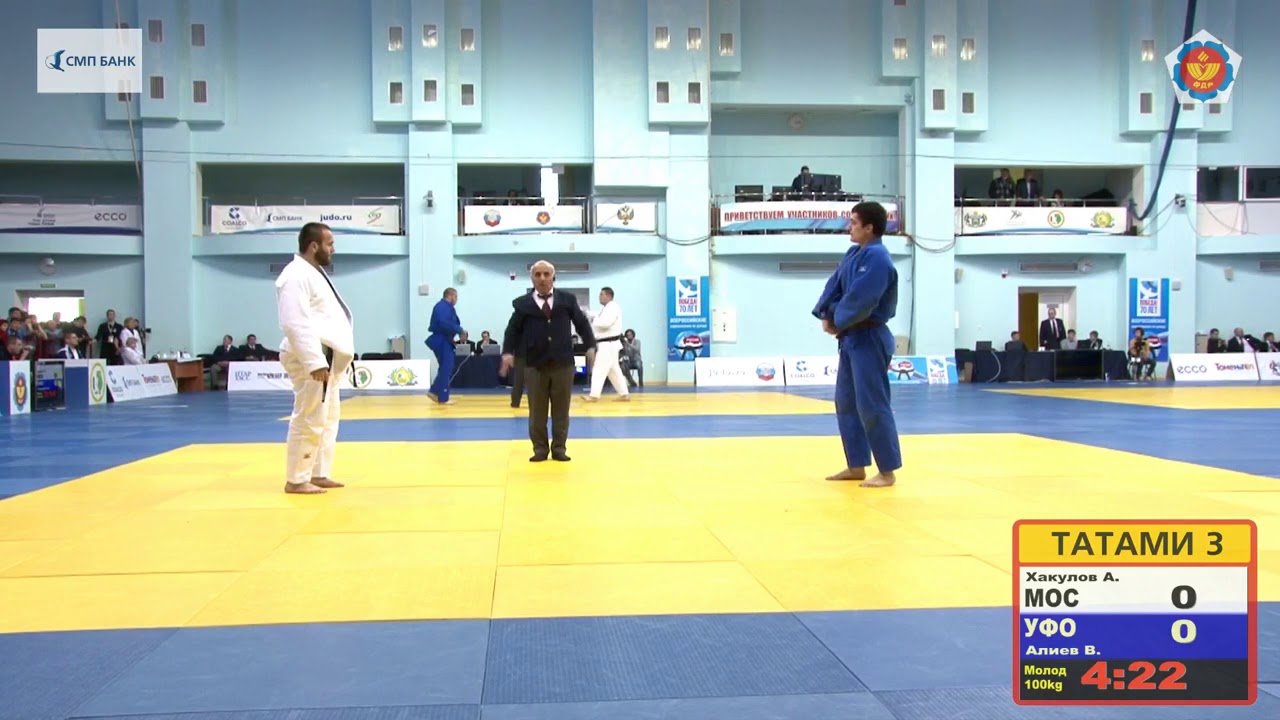 100 kg Хакулов А Алиев В 01 04 2015 Т3 Первенство России по дзюдо среди юниоров и юниорок, ТЮМЕНЬ