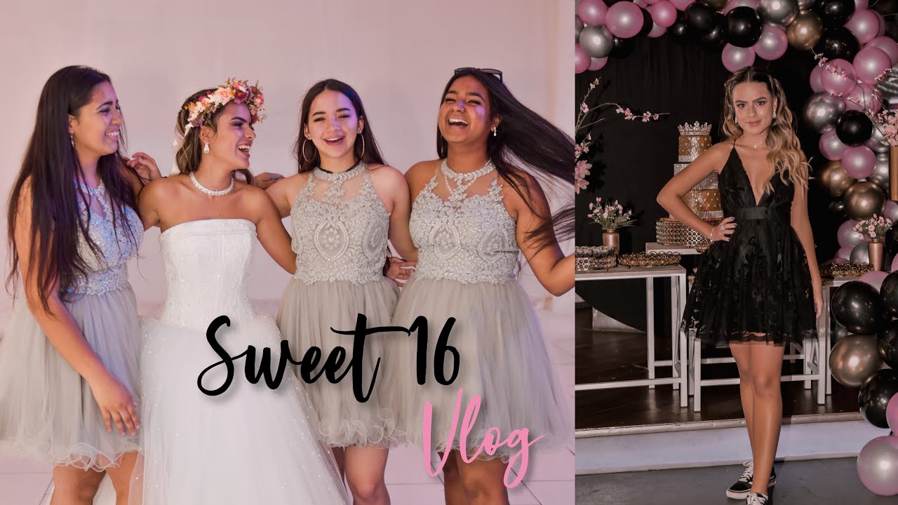 Vlog da minha festa de 16 anos ( sweet 16)