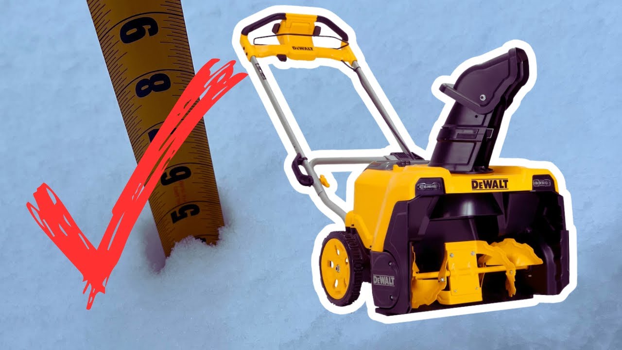 IS The DEWALT Snow Blower Battery Powered WORTH IT?