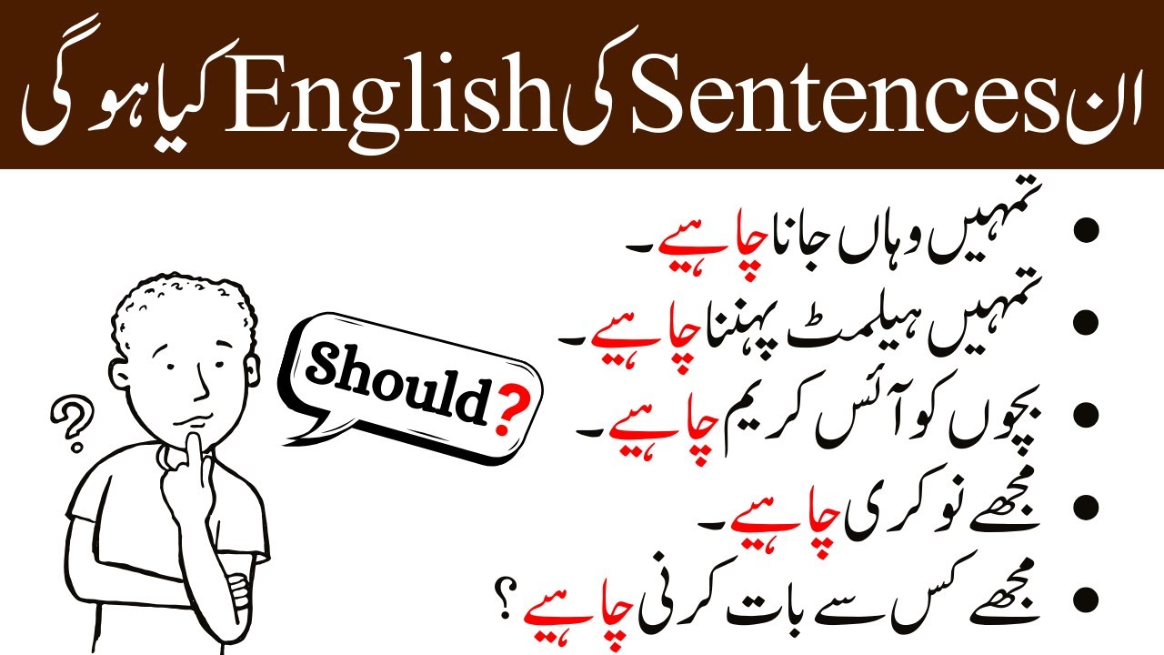 Every “چاہیے” is NOT Should ❌ | Should vs Want vs Need vs Must | Learn Correct English Grammar