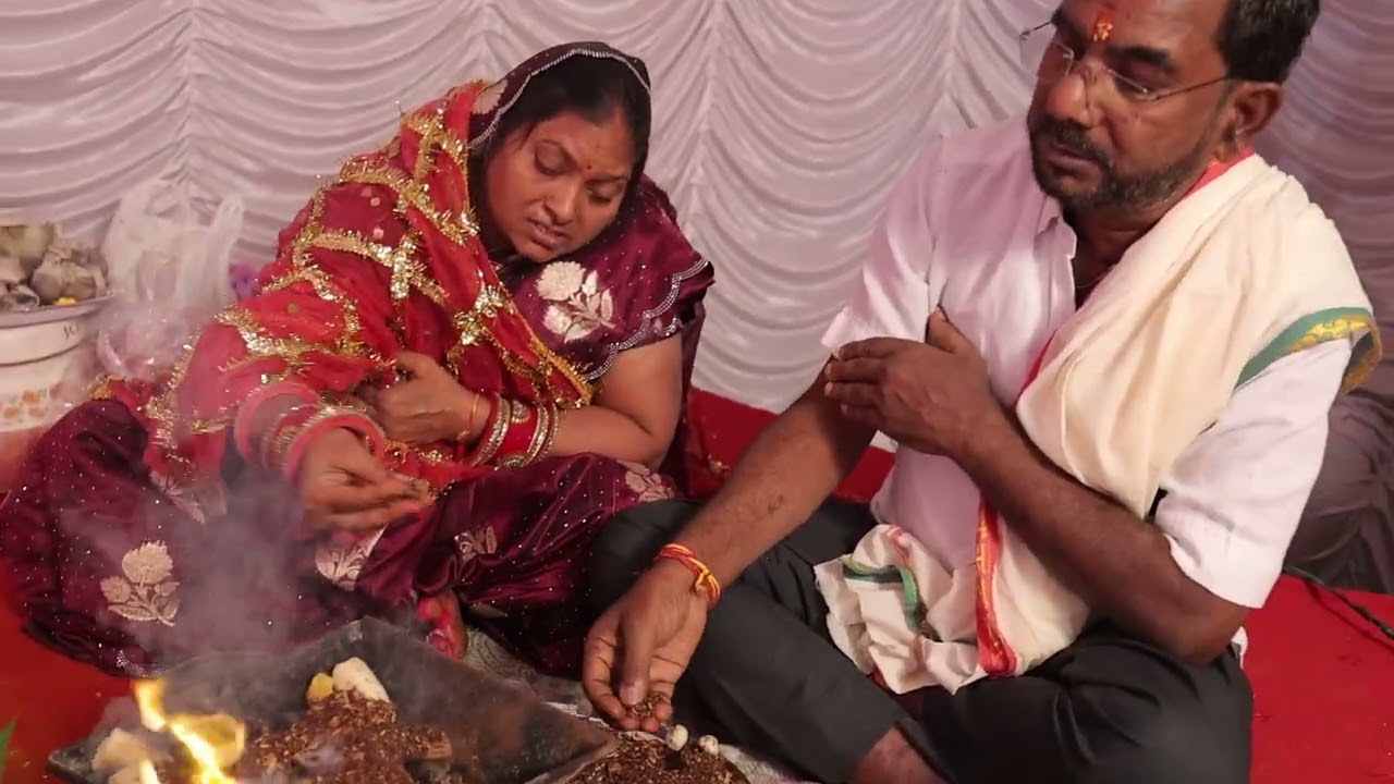 Anjali and Vicky Mantri pooja (3)🎉🎊🥳