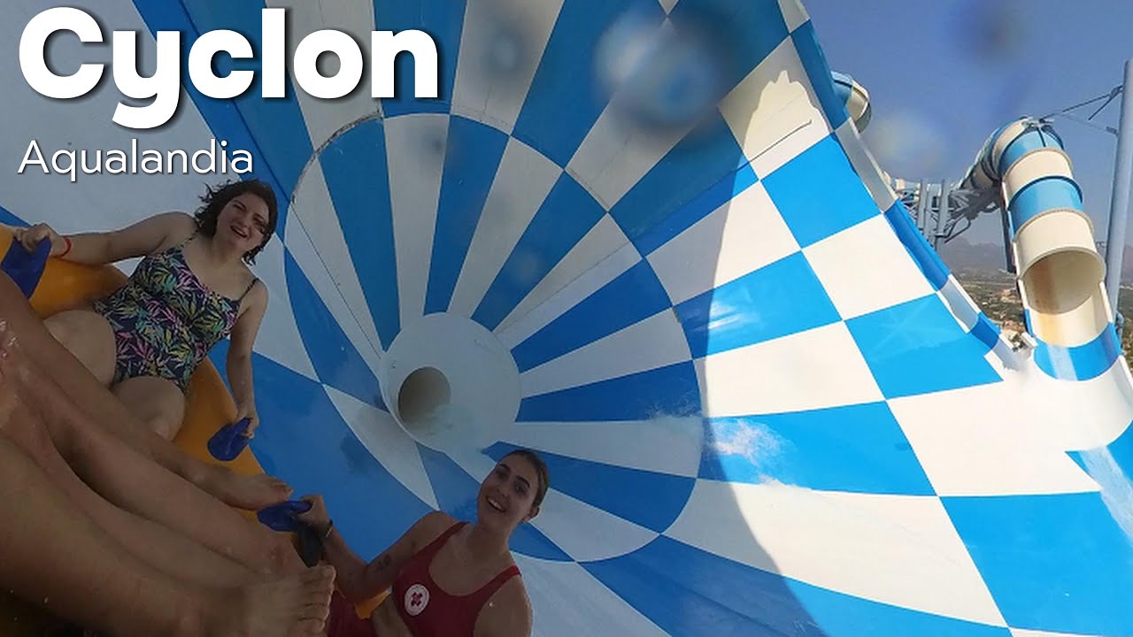 ¡BRUTAL! Así es subir a CYCLON en Aqualandia (Onride POV 4K)