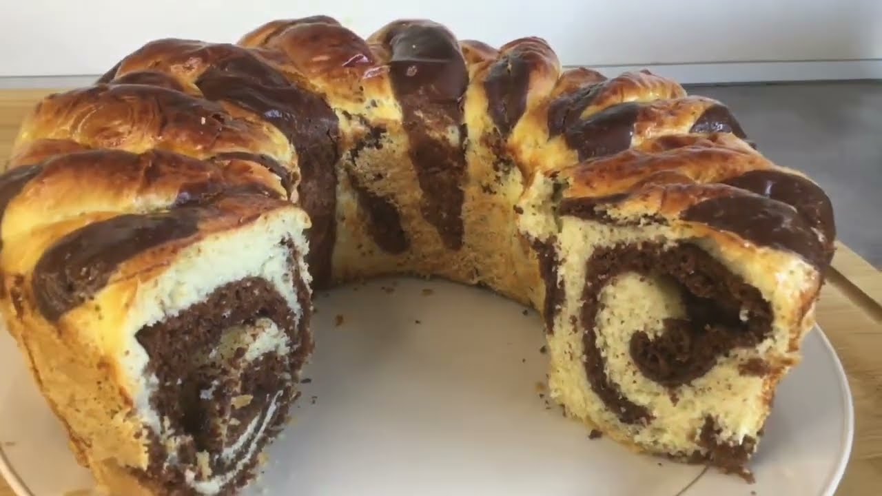 Brioche Marbrée facile à faire moelleuse et délicieuse
