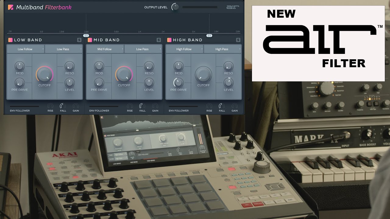 NEW Plugin from Air Multiband Filterbank for the Akai MPC