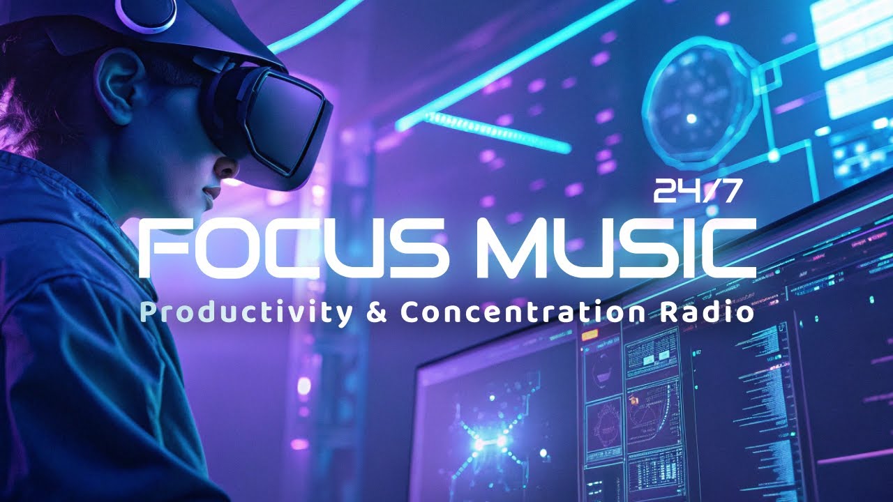 Music for Work, Study & Concentration | Deep Focus & Productivity | Focus FM radio | 🔴 Live 24/7