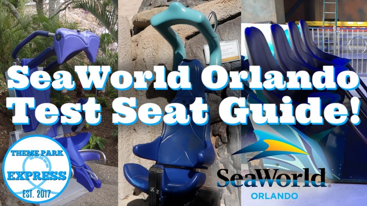Test Seat Guide: SeaWorld Orlando | How I Fit In All Test Seats For All Major Attractions