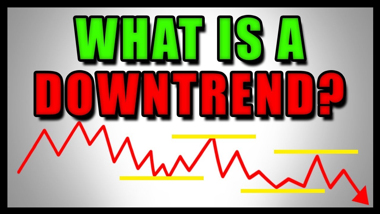 What Is A DownTrend Pattern - Trading For Beginners (The 