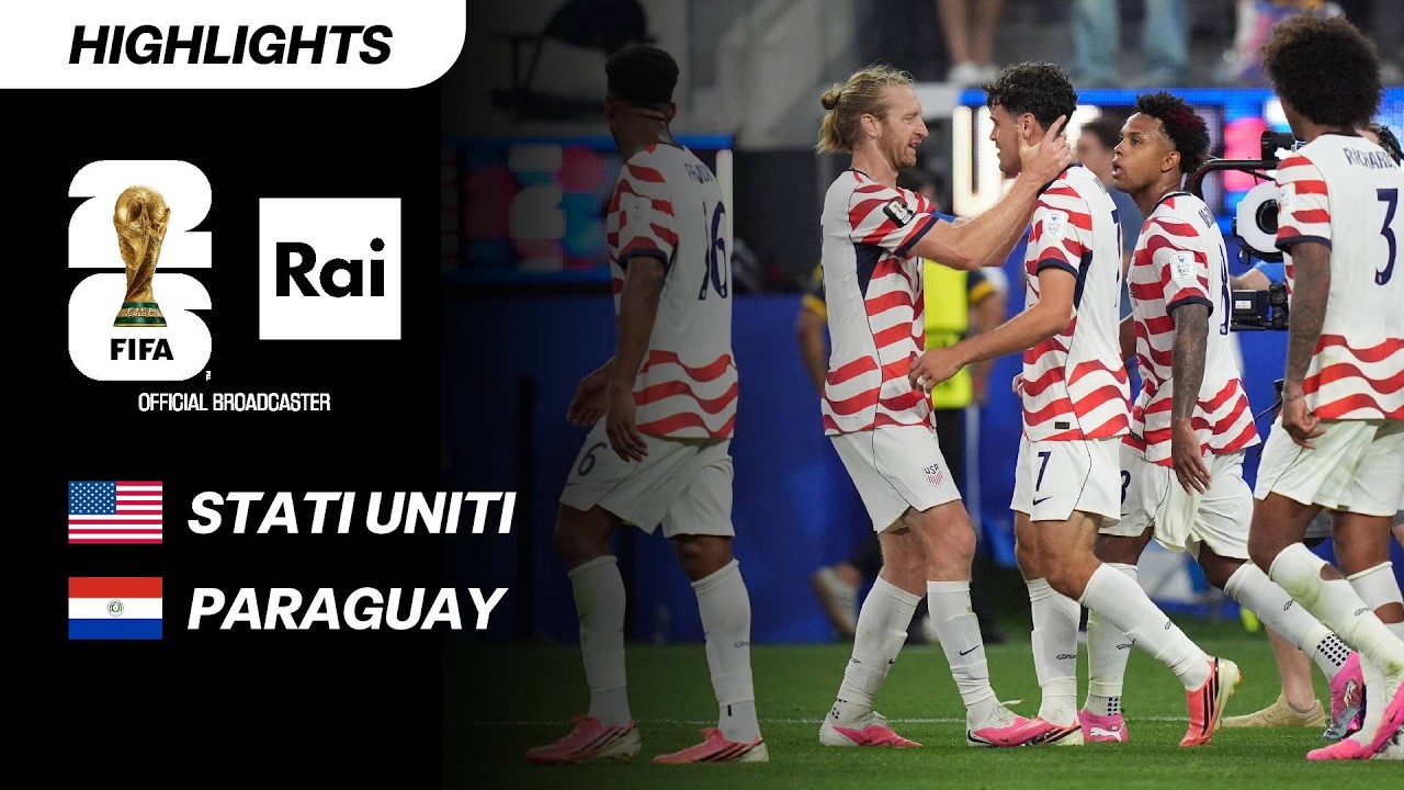 USA - Paraguay 4-1: Highlights | Mondiali di Calcio FIFA 2026