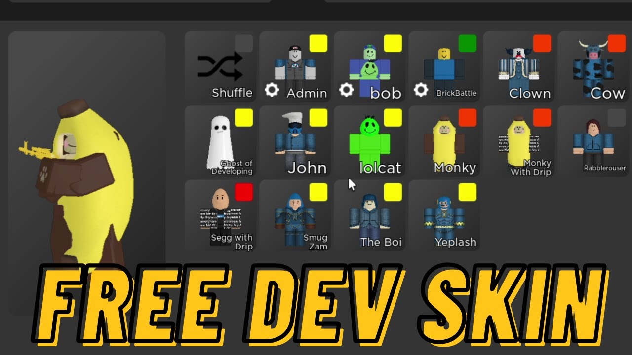 HOW TO GET FREE DEV SKINS IN 'ARSENAL' (100% WORKS) 👍 ROBLOX ARSENAL