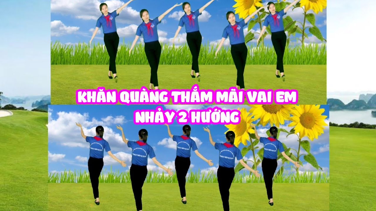 KHĂN QUÀNG THẮM MÃI VAI EM | NHẢY 2 HƯỚNG | HOẠT ĐỘNG HÈ 2024 HUYỆN YÊN MỸ| CLB ĐẠI HẠNH