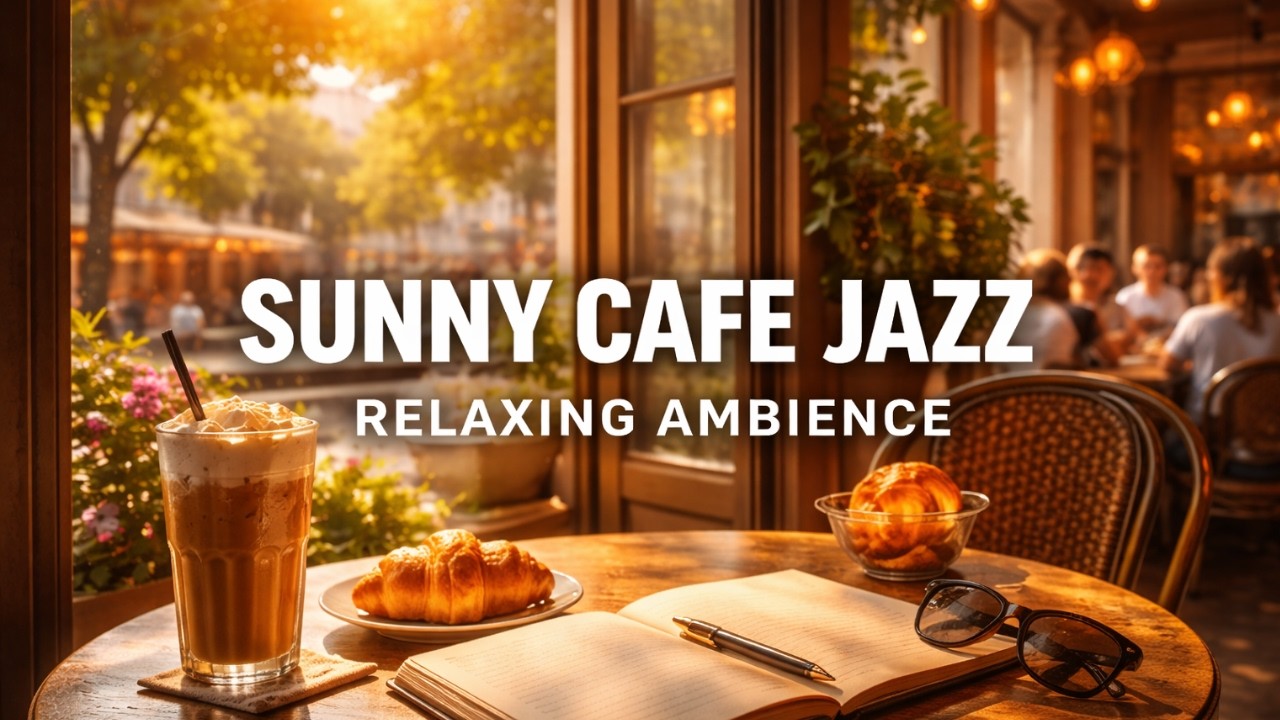 Sunny Cafe Jazz — Bright Coffee Shop Music for Study & Productivity (3 Hour)