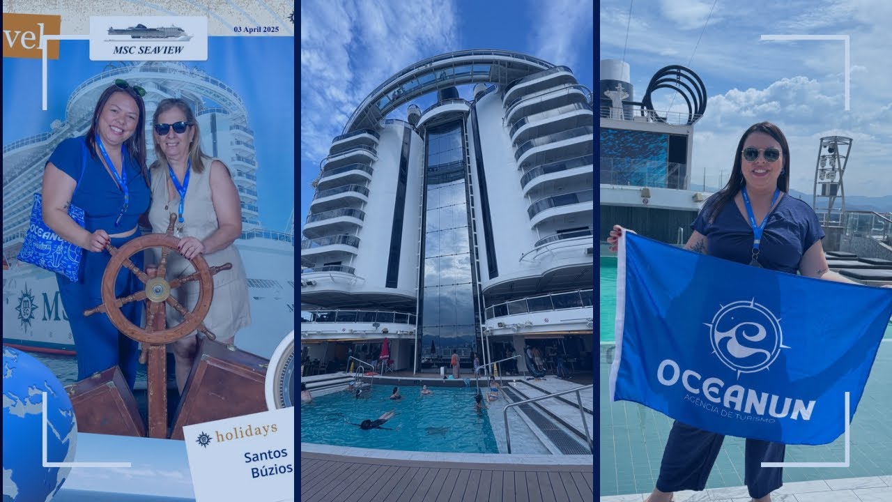 🛳️MSC SEAVIEW: Embarque + Primeiras Impressões | Temporada 2025 com Oceanun