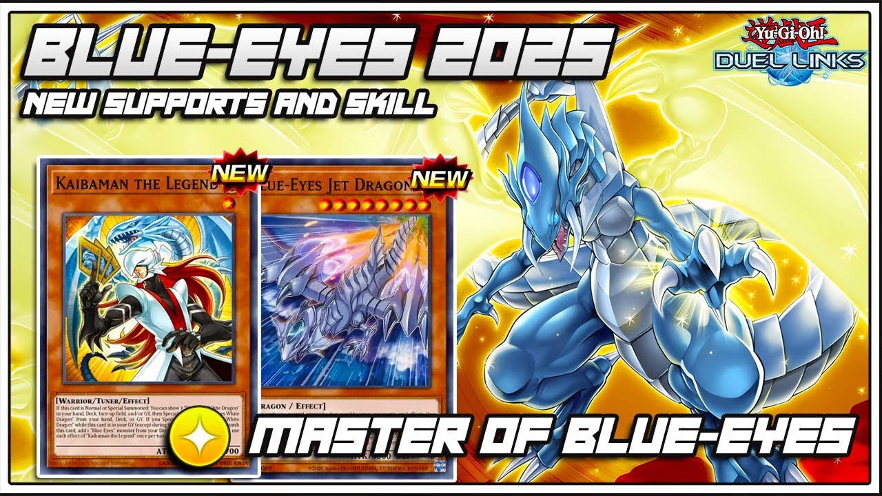 Blue-Eyes is BACK in 2025! 🔥 New Skill + Support DOMINATES Meta [Yu-Gi-Oh! Duel Links]