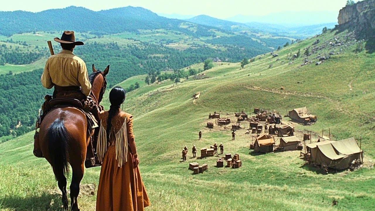 She escaped from captivity to take revenge for her family | Old Western Movie