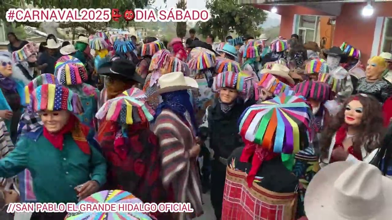 CARNAVAL 2025 DE SAN PABLO EL GRANDE HIDALGO.👺👹👺👹
