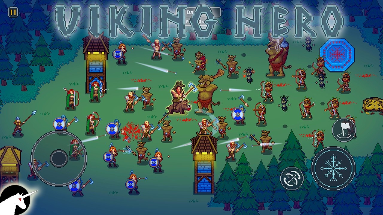 Viking Hero TD Roguelike RTS gameplay