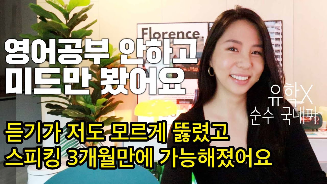 공부없이 미국 드라마만 보면서 영어가 유창해질 수 있었던 방법 (ft.국내파)