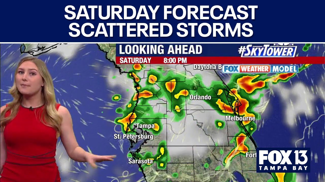 Tampa weather | Scattered thunderstorms Saturday