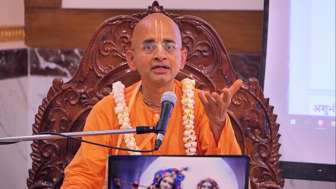 भौतिक आसक्ति से ऊपर उठने का सुलभ मार्ग_Radheshyam das @ISKCON Newtown