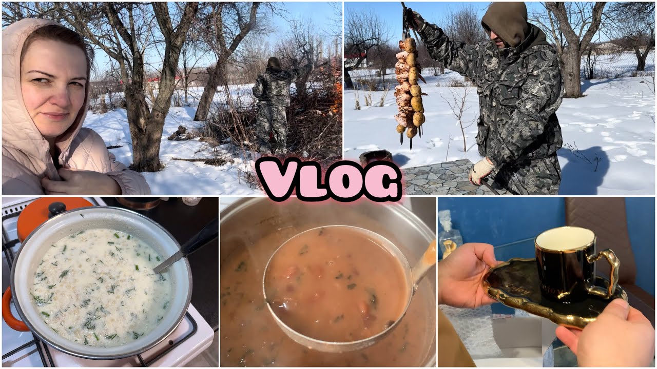 🎁Նվերներ Ամուսնուս|🥙Թոնրի Խորոված|Թանով Սպաս🍚Լոբով Ապուր|Համեղ Վլոգ|@annavahanvlogs