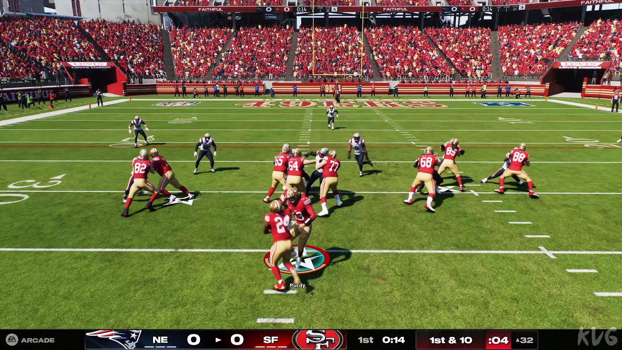 Madden NFL 25 - New England Patriots vs San Francisco 49ers - Gameplay (PS5 UHD) [4K60FPS]
