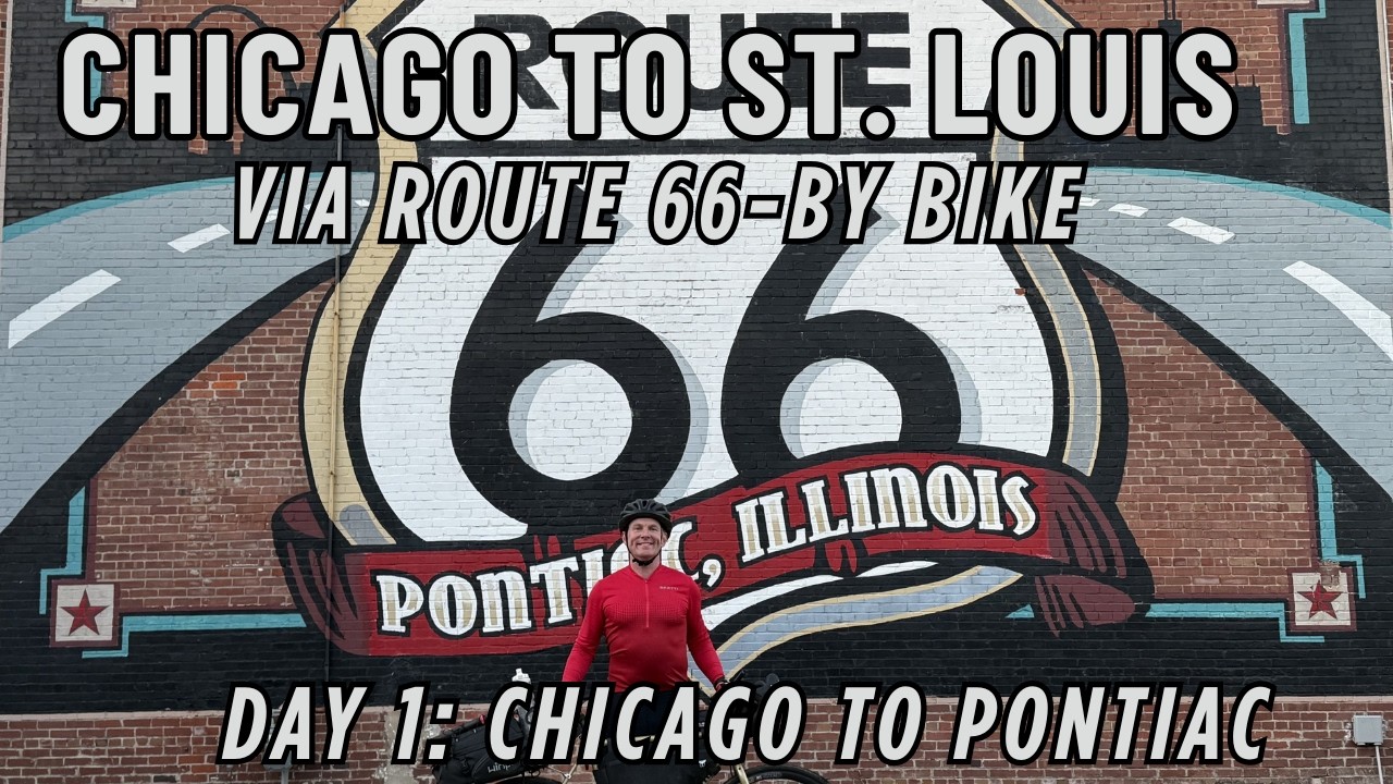 Chicago To St  Louis By Bike Via Route 66: Day 1-Chicago To Pontiac