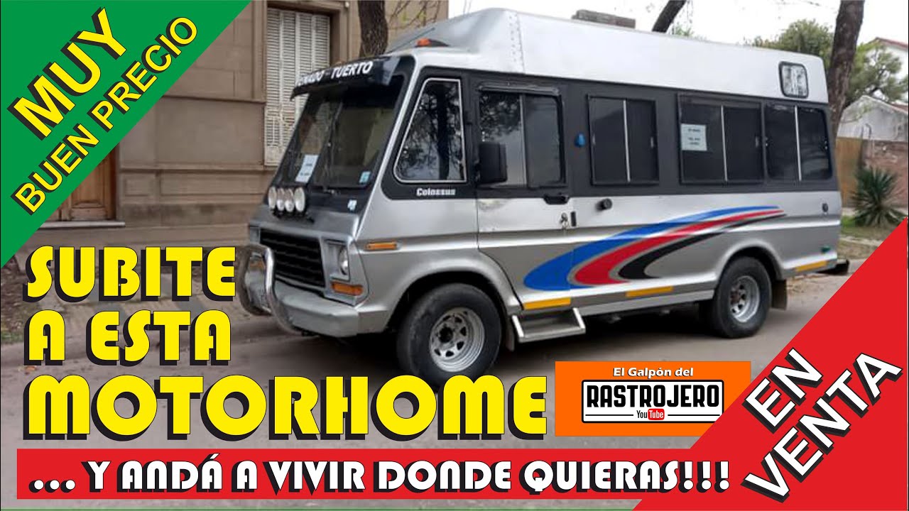 SUBITE A ESTA MOTORHOME Y ANDÁ A VIVIR DONDE QUIERAS Ford F100 frontal