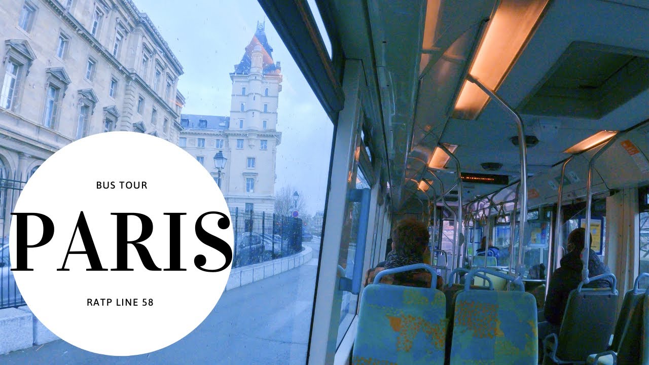 Inside a Parisian bus - EXPERIENCE IT  - line 58