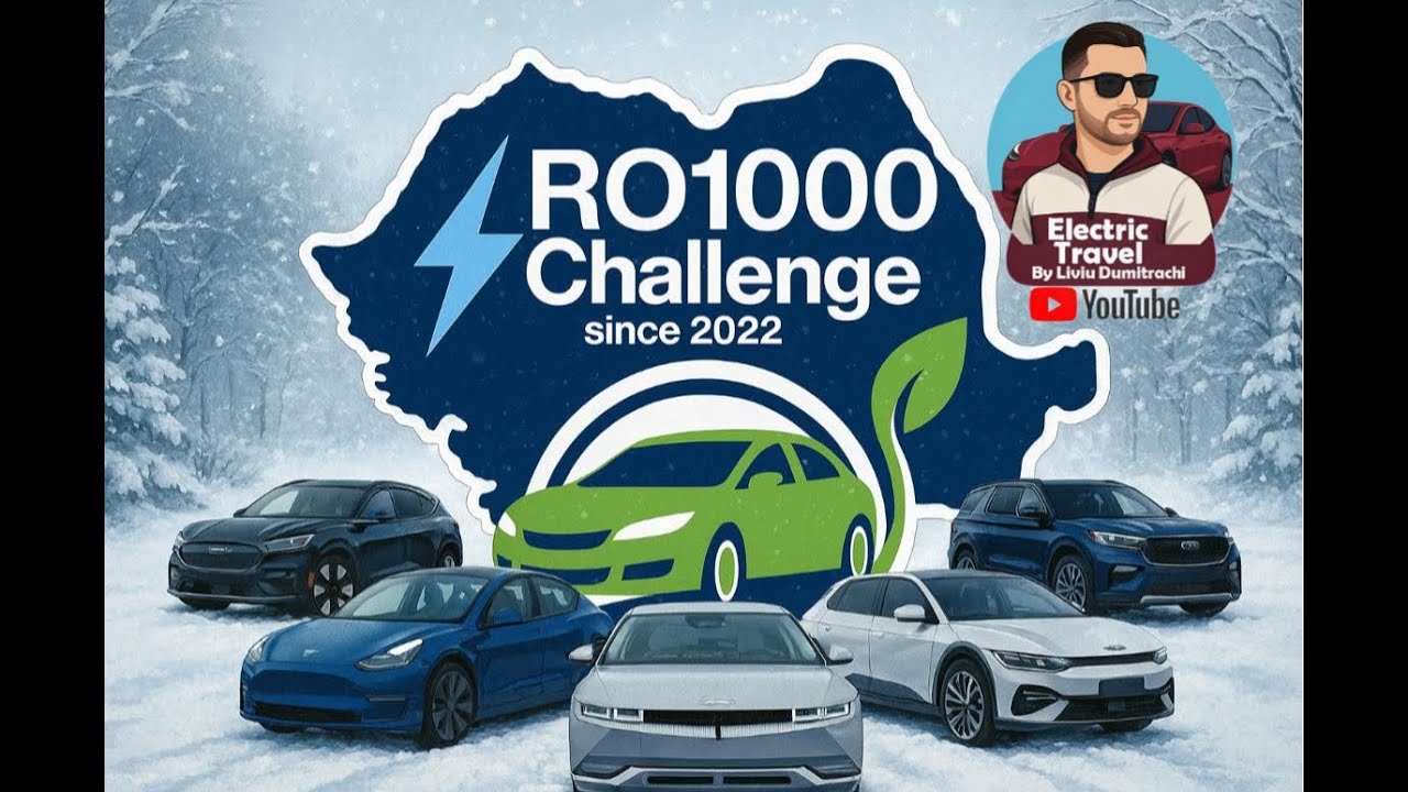 #ro1000challenge 1000 km iarna într-o zi cu mașina elactrica Traseu, reguli și participanți #tesla