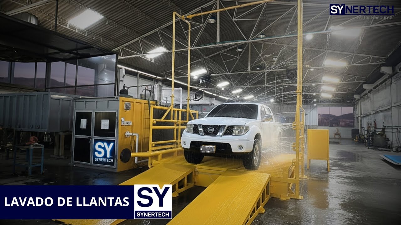 Sistema Compacto de Lavado de Llantas