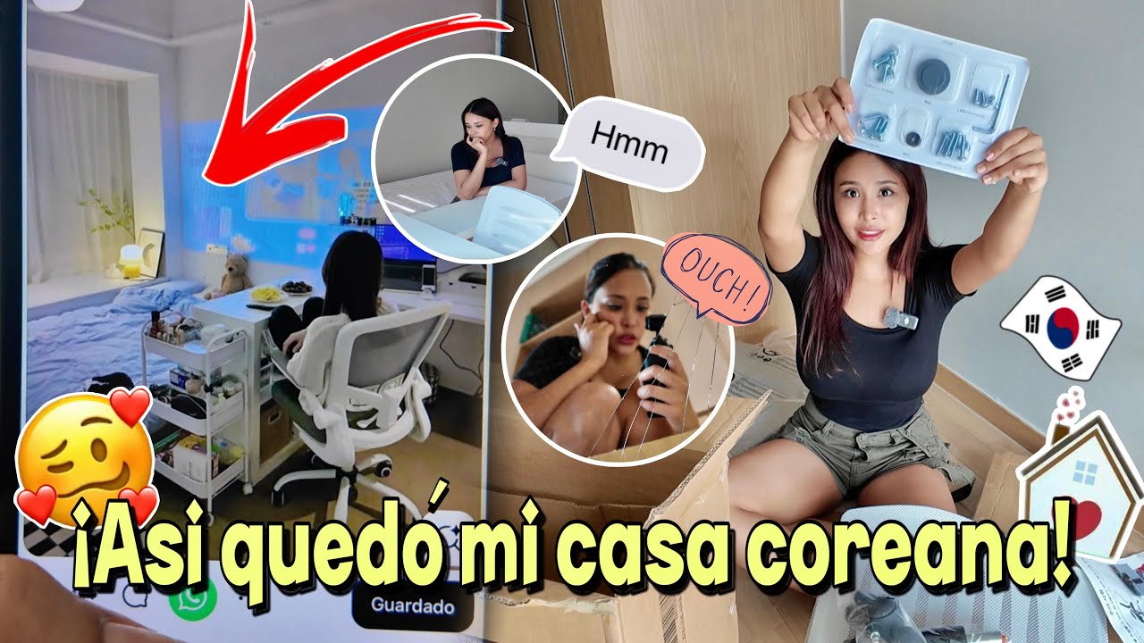 AMUEBLANDO MI NUEVA CASA COREANA 😍🏠 ASÍ QUEDÓ DECORADA CON TODO LO NUEVO!! | Mila