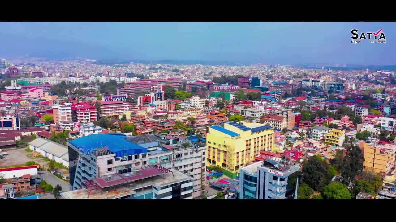 कोरोनामा काठमान्डौ  DRONE Aerial Shot of Kathmandu city  in Lock Down, corona crisis