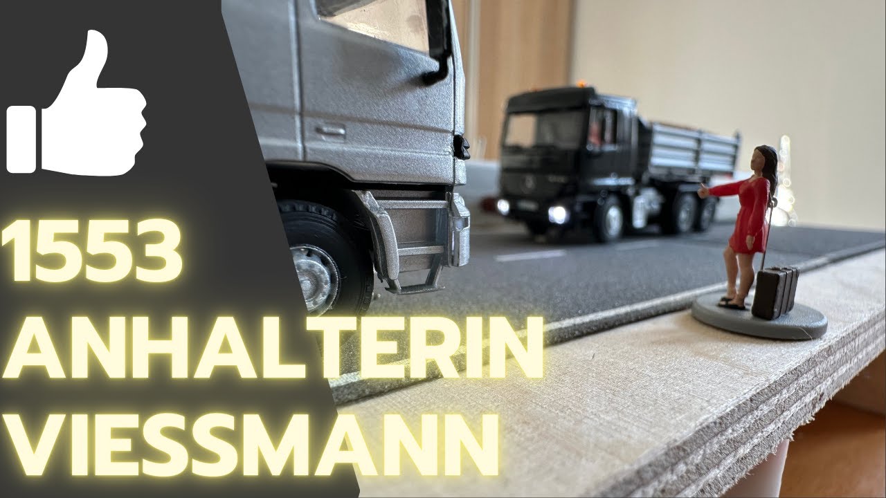 Anhalterin mit bewegtem Arm Viessmann 1553 eMotion H0 1:87