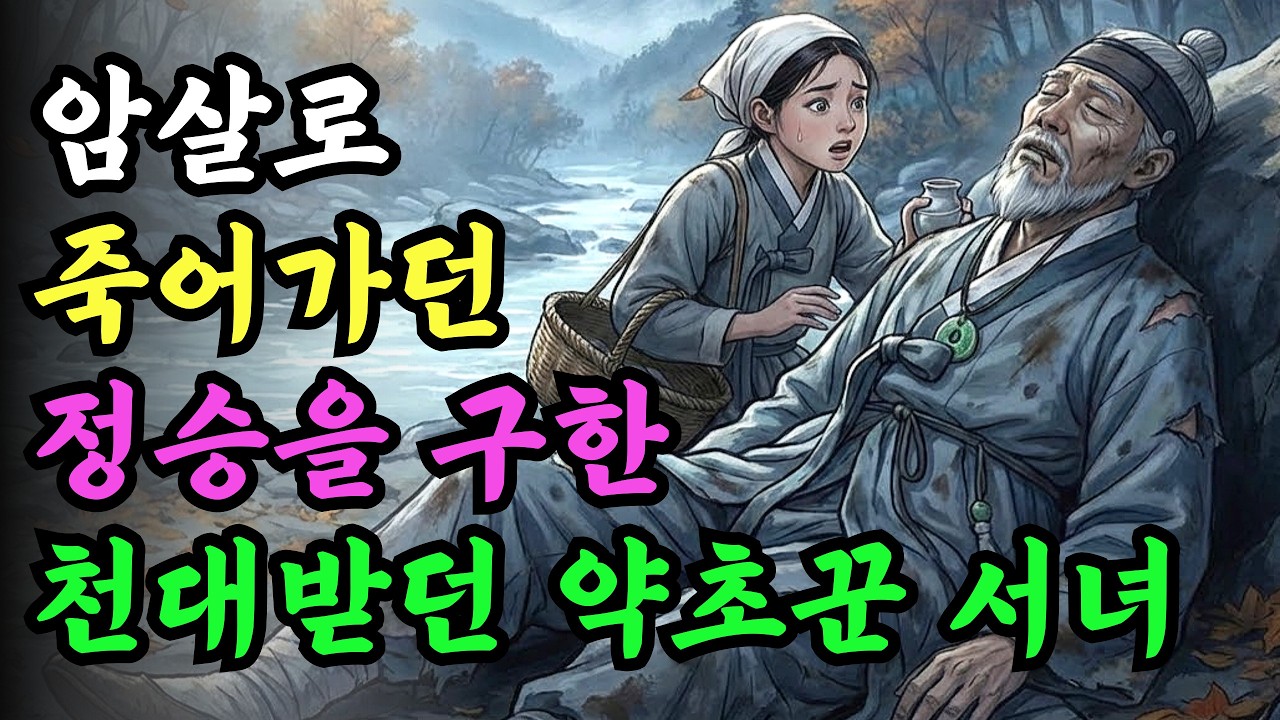 산 속에서 죽어가던 양반을 구한 천대 받던 약초꾼 서녀, 과연 두 사람의 운명은?I야담I민담I전설I설화I오디오북I수면동화I옛날이야기I