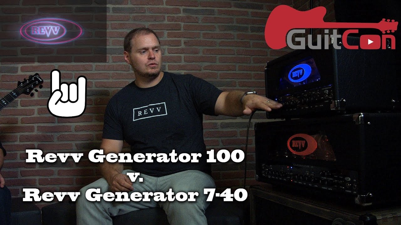 GuitCon: Revv Generator 100 vs. 7-40 with special guest Derek from Revv Amps