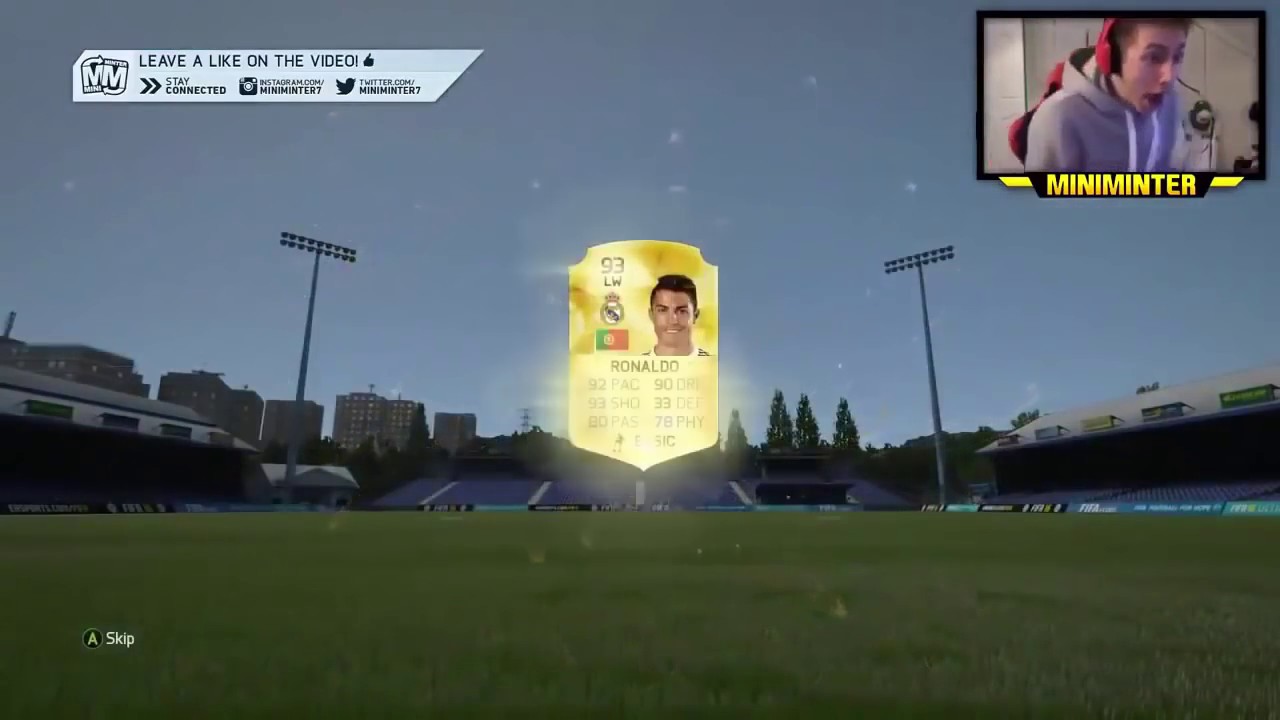 ALL RONALDO'S AND MESSI'S IN SIDEMENS FIFA PACK OPENING COMPILATION