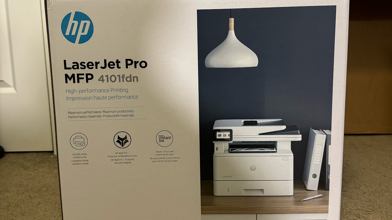 HP Printer Laser Jet Pro MFP 4101fdn - New Product Review