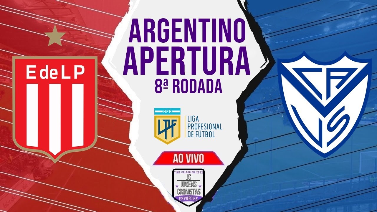 Futebol no JC: Estudiantes x Velez Sarsfield | Argentino Apertura | 8ª Rodada | Narração AO VIVO