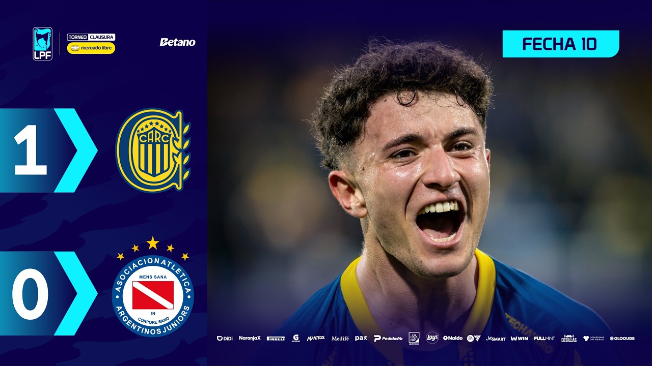 ROSARIO CENTRAL 1 - 0 ARGENTINOS | Resumen del partido | #TorneoMercadoLibre Clausura 2026 🏆