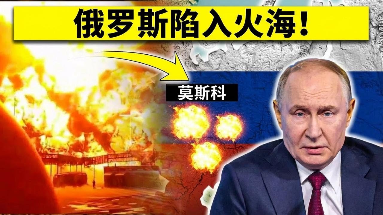 莫斯科陷入火海？普京或被迫投降，乌克兰突袭俄罗斯首都