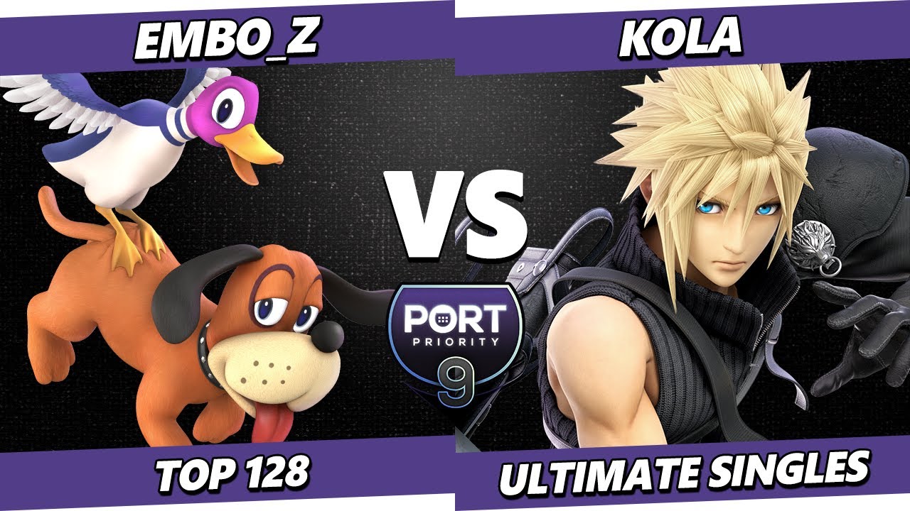 Port Priority 9 - embo_z (Duck Hunt) Vs. Kola (Cloud) Smash Ultimate - SSBU